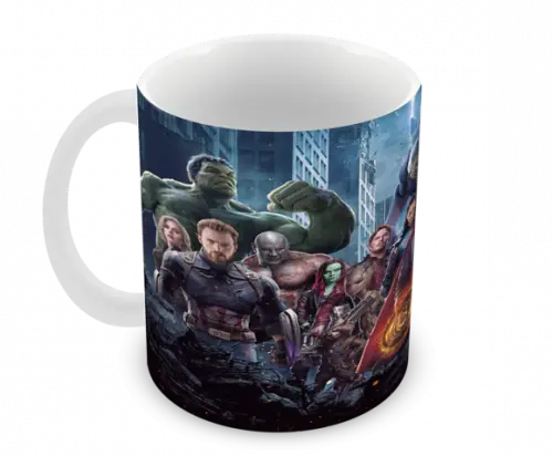 Caneca Polímero Vingadores Ultimato Personalizada