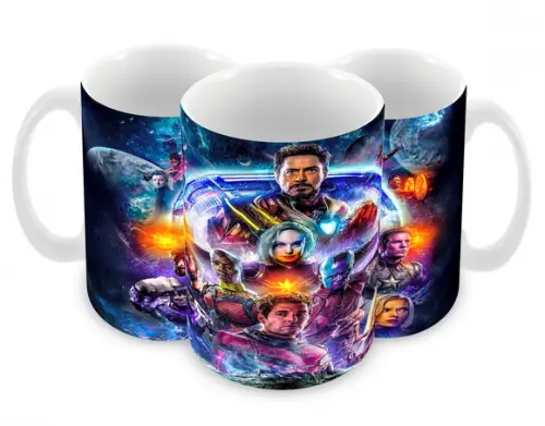 Caneca Polímero Vingadores Ultimato Personalizada