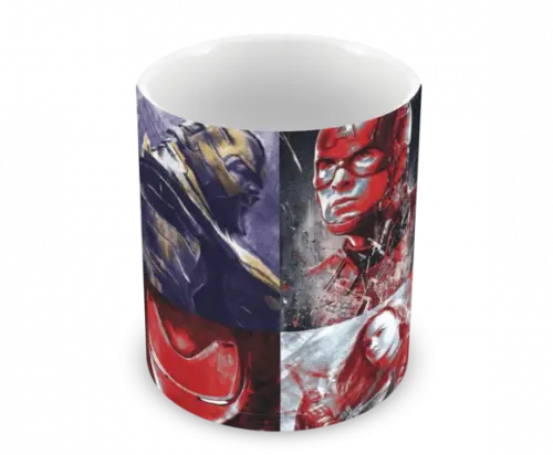 Caneca Polímero Vingadores Ultimato Personalizada
