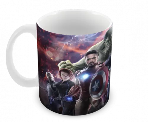 Caneca Polímero Vingadores Ultimato Personalizada