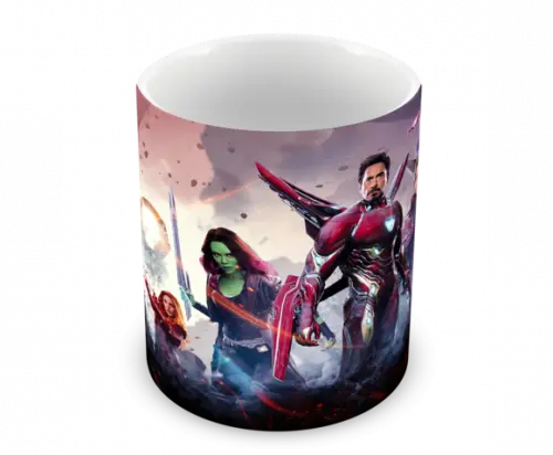 Caneca Polímero Vingadores Ultimato Personalizada
