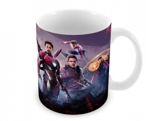 Caneca Polímero Vingadores Ultimato Personalizada
