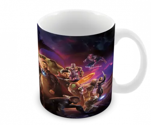 Caneca Polímero Vingadores Ultimato Personalizada