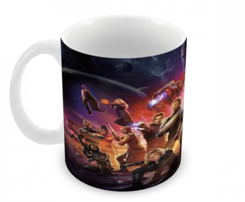 Caneca Polímero Vingadores Ultimato Personalizada