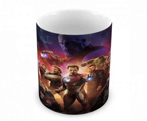 Caneca Polímero Vingadores Ultimato Personalizada