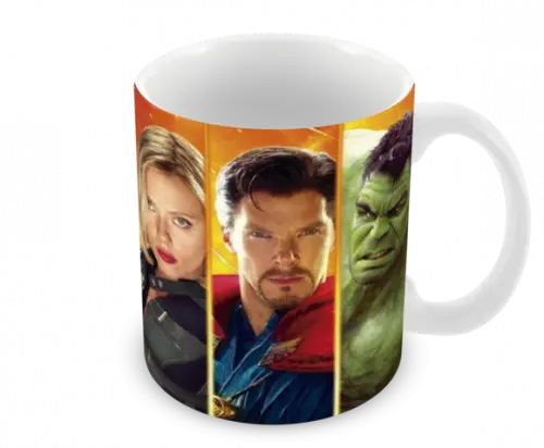 Caneca Polímero Vingadores Ultimato Personalizada