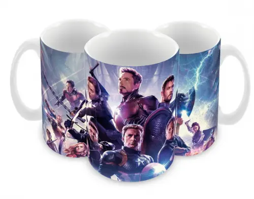 Caneca Polímero Vingadores Ultimato Personalizada