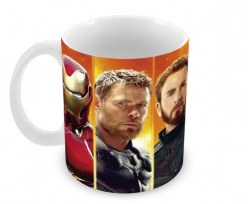 Caneca Polímero Vingadores Ultimato Personalizada