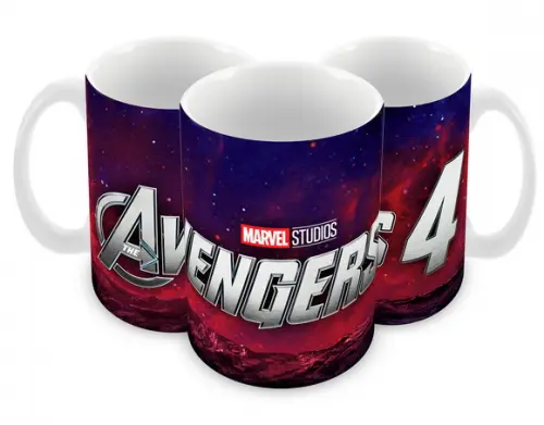 Caneca Polímero Vingadores Ultimato Personalizada