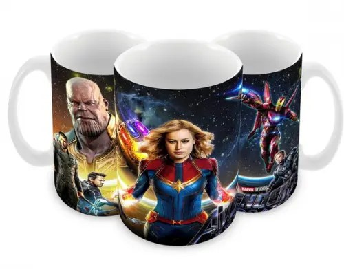 Caneca Polímero Vingadores Ultimato Personalizada
