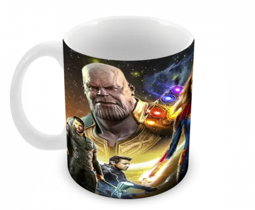 Caneca Polímero Vingadores Ultimato Personalizada