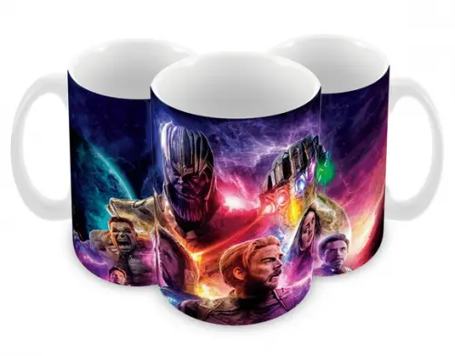 Caneca Polímero Vingadores Ultimato Personalizada