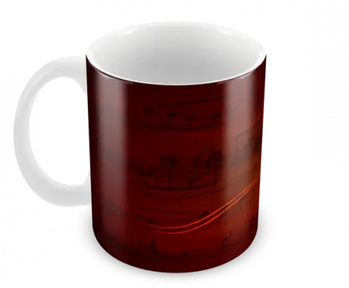 Caneca Polímero Violino Personalizada