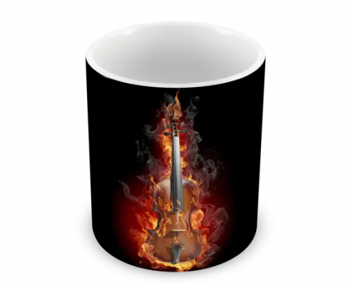 Caneca Polímero Violoncelo Personalizada