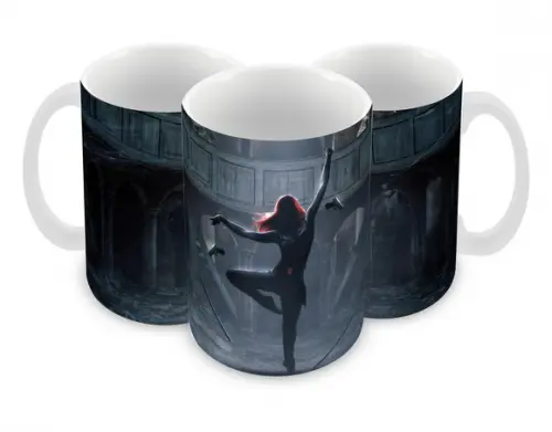 Caneca Polímero Viúva Negra Personalizada