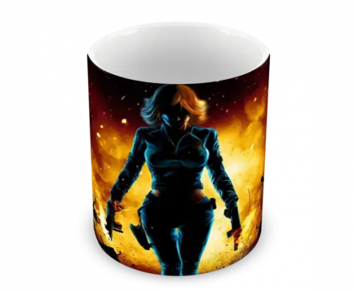 Caneca Polímero Viúva Negra Personalizada