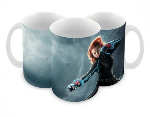 Caneca Polímero Viúva Negra Personalizada