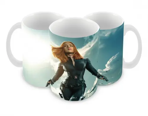 Caneca Polímero Viúva Negra Personalizada
