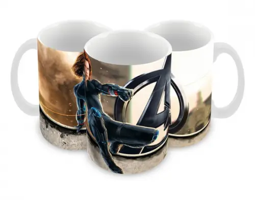 Caneca Polímero Viúva Negra Personalizada