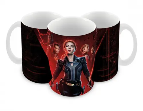 Caneca Polímero Viúva Negra Personalizada