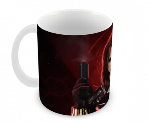 Caneca Polímero Viúva Negra Personalizada