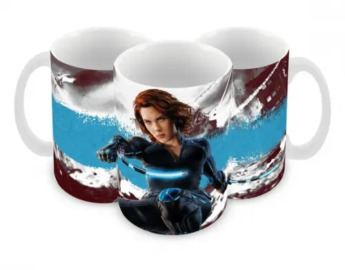 Caneca Polímero Viúva Negra Personalizada