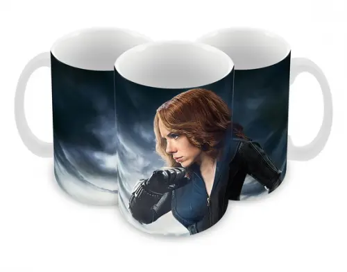 Caneca Polímero Viúva Negra Personalizada