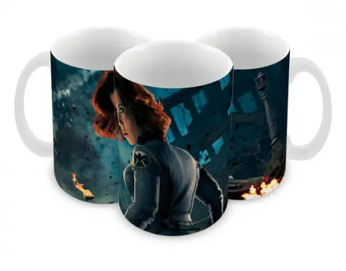 Caneca Polímero Viúva Negra Personalizada