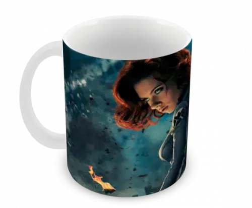 Caneca Polímero Viúva Negra Personalizada