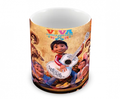 Caneca Polímero Viva a Vida É Uma Festa Personalizada