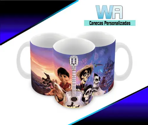 Caneca Polímero Viva a Vida É Uma Festa Personalizada