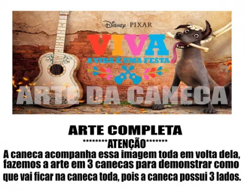 Caneca Polímero Viva a Vida É Uma Festa Personalizada