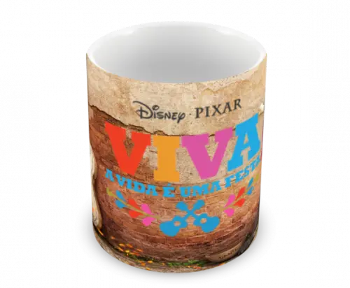 Caneca Polímero Viva a Vida É Uma Festa Personalizada