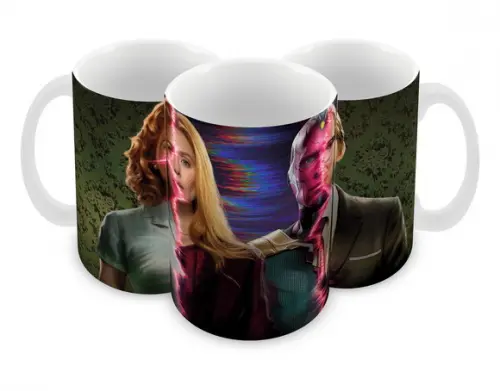 Caneca Polímero Wandavision Personalizada