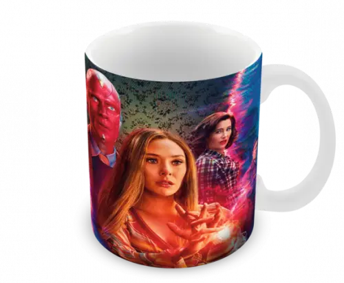 Caneca Polímero Wandavision Personalizada