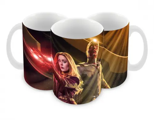 Caneca Polímero Wandavision Personalizada