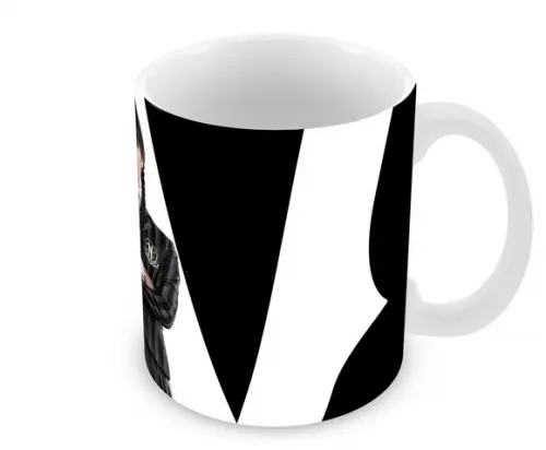 Caneca Polímero Wandinha Personalizada