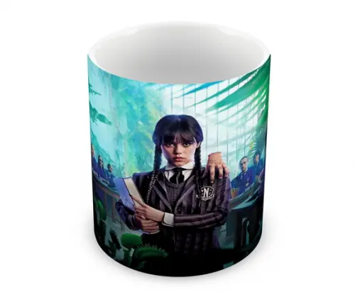 Caneca Polímero Wandinha Personalizada