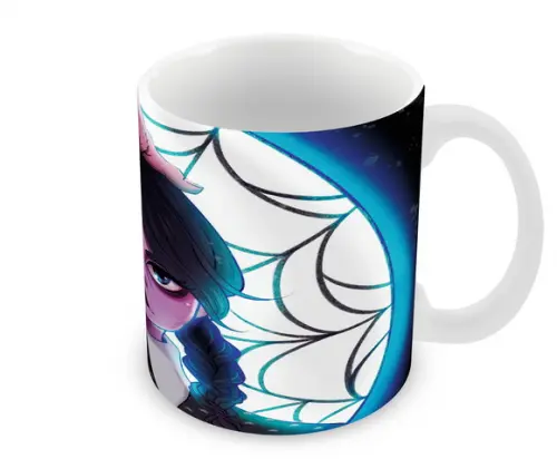 Caneca Polímero Wandinha Personalizada