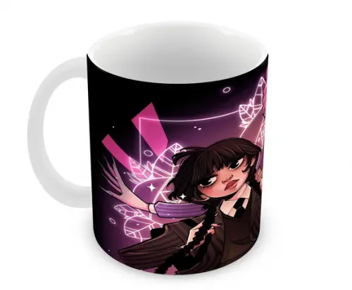 Caneca Polímero Wandinha Personalizada