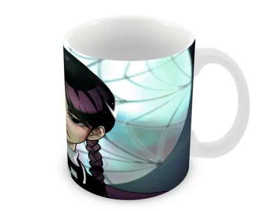Caneca Polímero Wandinha Personalizada