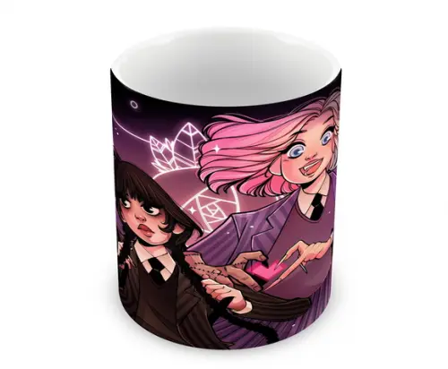 Caneca Polímero Wandinha Personalizada