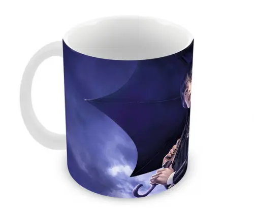 Caneca Polímero Wandinha Personalizada
