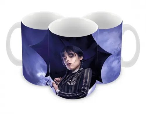 Caneca Polímero Wandinha Personalizada