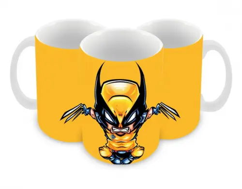 Caneca Polímero Wolverine Personalizada