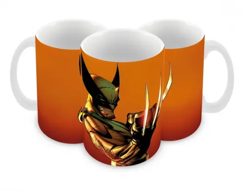 Caneca Polímero Wolverine Personalizada