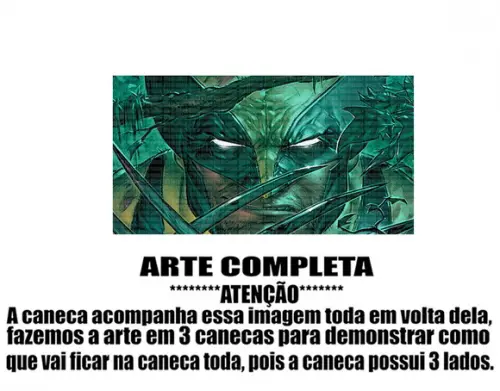 Caneca Polímero Wolverine Personalizada