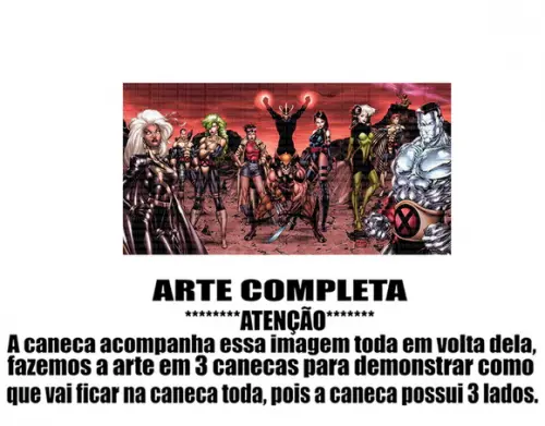 Caneca Polímero X-men Personalizada