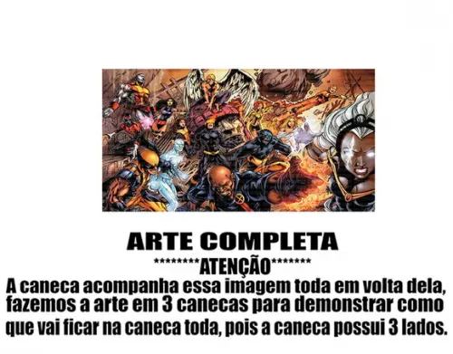 Caneca Polímero X-men Personalizada
