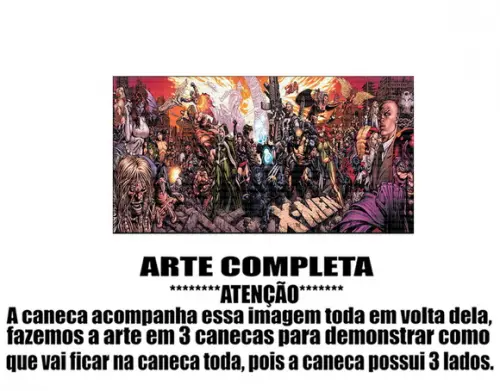 Caneca Polímero X-men Personalizada